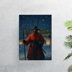 Gyeongbokgung night watch in snowfall poster 7