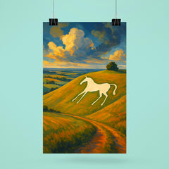 Hackpen White Horse England poster 6