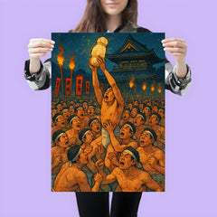 Hadaka Matsuri Okayama Japan poster 3