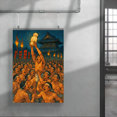 Hadaka Matsuri Okayama Japan poster 4