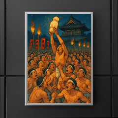 Hadaka Matsuri Okayama Japan poster 5