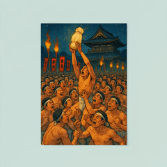 Hadaka Matsuri Okayama Japan poster 8