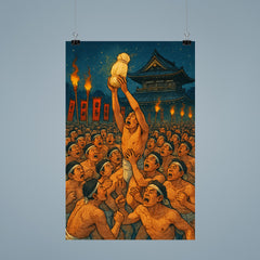 Hadaka Matsuri Okayama Japan poster 9