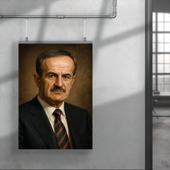 Hafez al Assad portrait poster 4