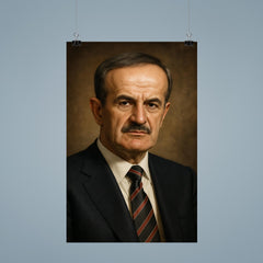 Hafez al Assad portrait poster 9