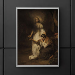 Hagar and the Angel by Carel Fabritius poster 5