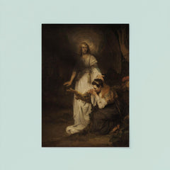 Hagar and the Angel by Carel Fabritius poster 8