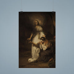 Hagar and the Angel by Carel Fabritius poster 9