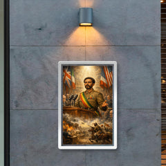 Haile Selassie before the League of Nations poster 2