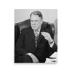 Hale Boggs poster on a plain backdrop in size 16"x20".