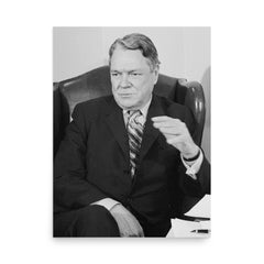 Hale Boggs poster on a plain backdrop in size 18"x24".