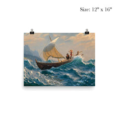 Halfway Across the Fjord by Johan Christian Dahl poster 3