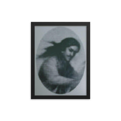 Hamengkubuwono I framed print on a plain backdrop in size 12"x16".