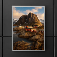 Hamnoy and Reinefjord Peaks Lofoten Norway poster 5