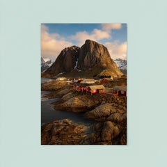 Hamnoy and Reinefjord Peaks Lofoten Norway poster 8