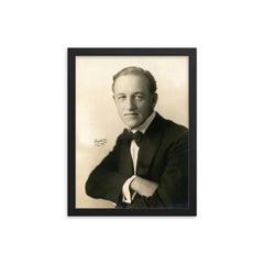 Hampton Del Ruth framed print on a plain backdrop in size 12"x16".