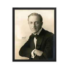 Hampton Del Ruth framed print on a plain backdrop in size 16"x20".