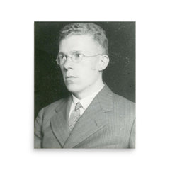 Hans Asperger poster on a plain backdrop in size 16"x20".