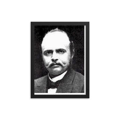 Hans Driesch framed print on a plain backdrop in size 12"x16".