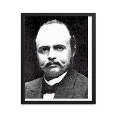 Hans Driesch framed print on a plain backdrop in size 16"x20".