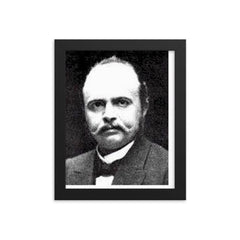 Hans Driesch framed print on a plain backdrop in size 8"x10".