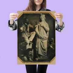 Hans Gasser and Assistants Working, Circa 1857 poster 3