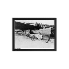 Hans Grade framed print on a plain backdrop in size 12"x16".