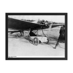 Hans Grade framed print on a plain backdrop in size 18"x24".