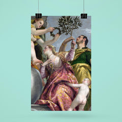 Happy Union - Allegory of Love Series by Paolo Veronese poster 6