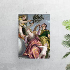 Happy Union - Allegory of Love Series by Paolo Veronese poster 7