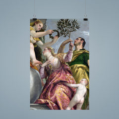Happy Union - Allegory of Love Series by Paolo Veronese poster 9