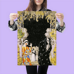 Harlequin and Death by Konstantin Somov, 1907 poster 3