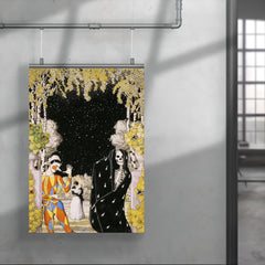 Harlequin and Death by Konstantin Somov, 1907 poster 4