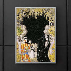 Harlequin and Death by Konstantin Somov, 1907 poster 5