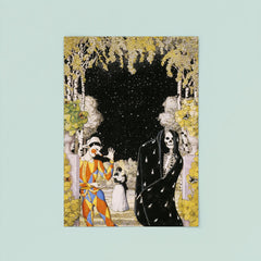 Harlequin and Death by Konstantin Somov, 1907 poster 8