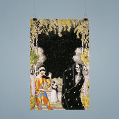 Harlequin and Death by Konstantin Somov, 1907 poster 9