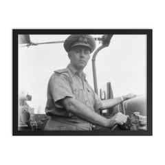 Harold Farncomb framed print on a plain backdrop in size 18"x24".