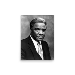 Harold Washington poster on a plain backdrop in size 12"x16".