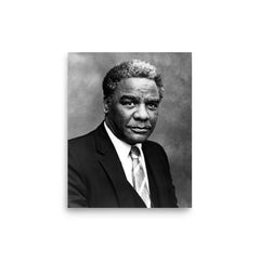 Harold Washington poster on a plain backdrop in size 8"x10".