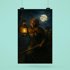 Harriet Tubman armed night crossing poster 6