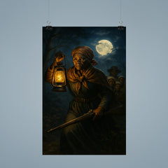 Harriet Tubman armed night crossing poster 9
