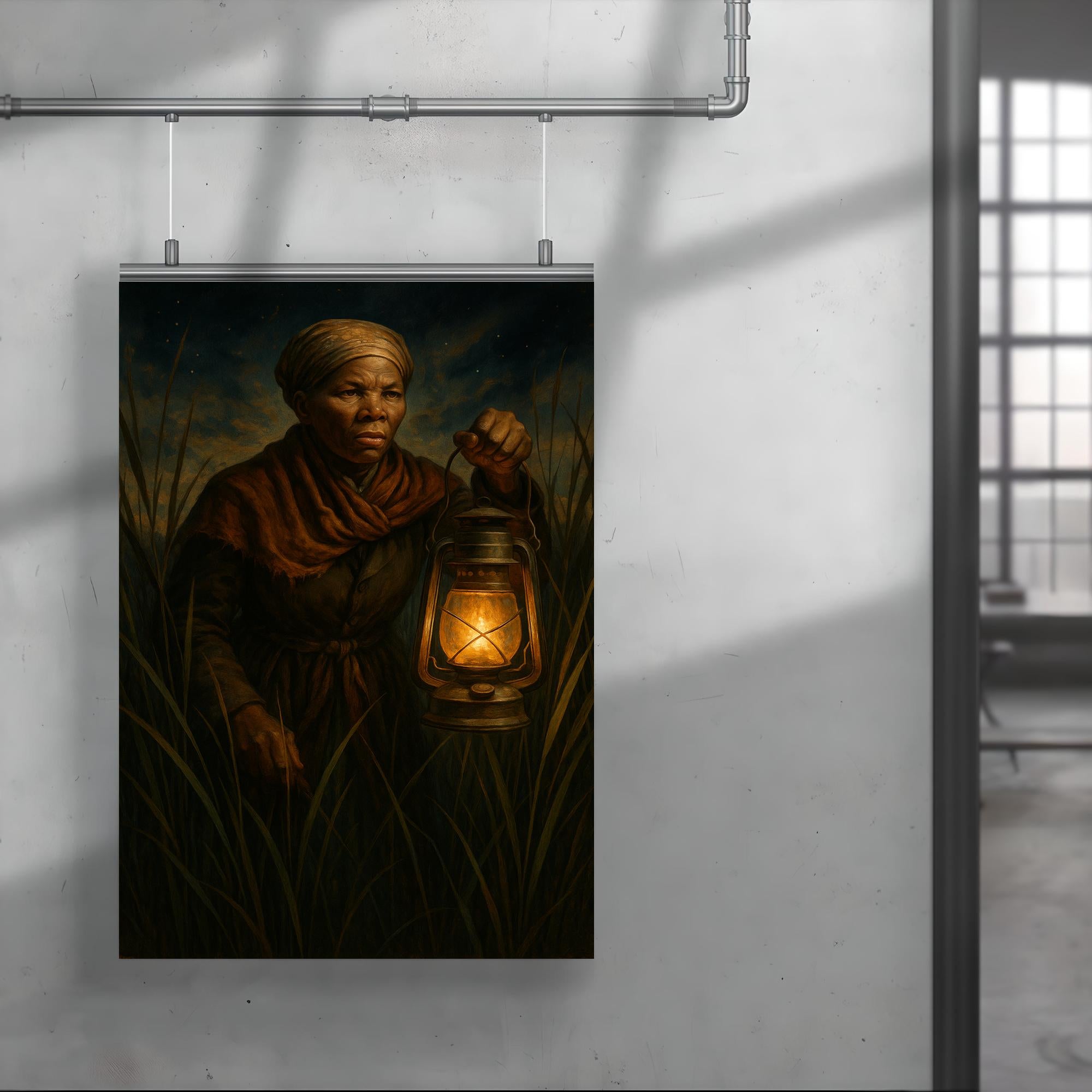 Harriet Tubman Lantern Poster Print | Historical Wall Art – Noveltees