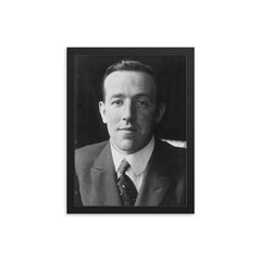 Harry Boland framed print on a plain backdrop in size 12"x16".