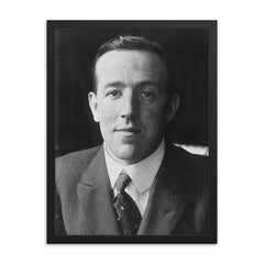 Harry Boland framed print on a plain backdrop in size 18"x24".