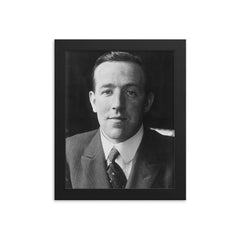 Harry Boland framed print on a plain backdrop in size 8"x10".