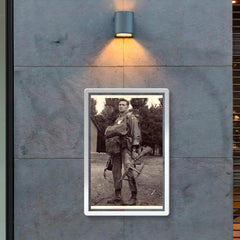 Harry Hudec of the 82nd Airborne Ready for Combat Jump, 1944 poster 2