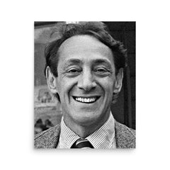 Harvey Milk poster on a plain backdrop in size 16"x20".