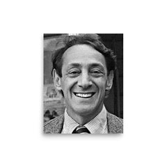 Harvey Milk poster on a plain backdrop in size 8"x10".