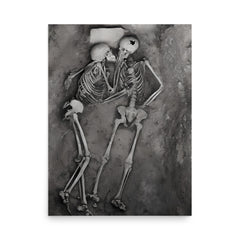 Hasanlu Lovers poster on a plain backdrop in size 18"x24".