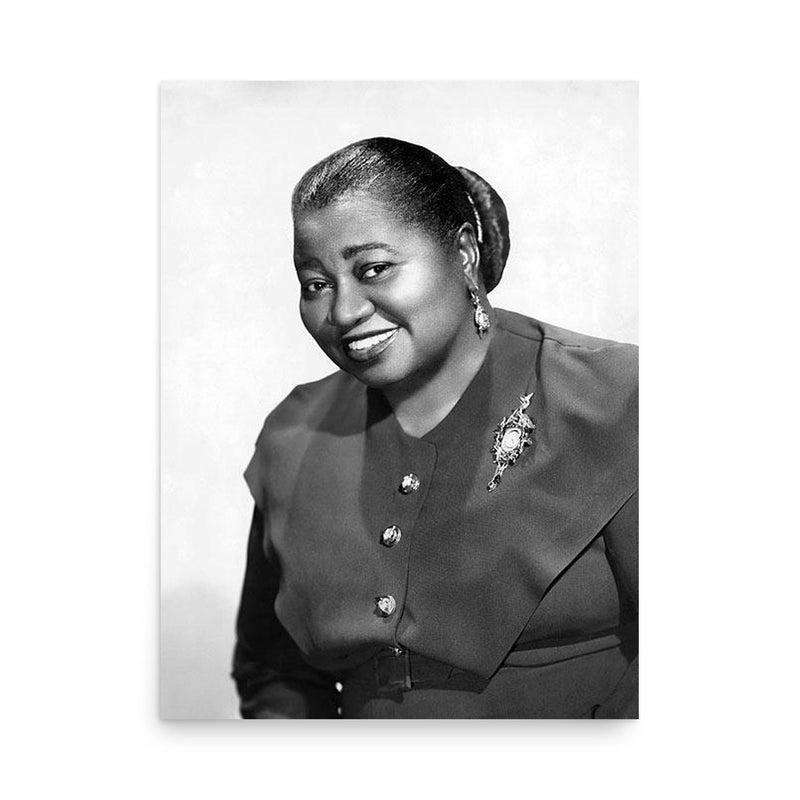 Hattie McDaniel poster on a plain backdrop in size 18